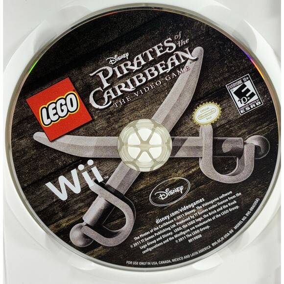 Lego Pirates of the Caribbean 2011 Nintendo Wii Complete With Manual Tested - Picture 5 of 9